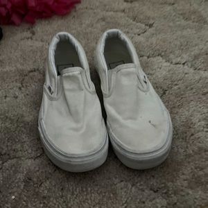 White vans Sz 3